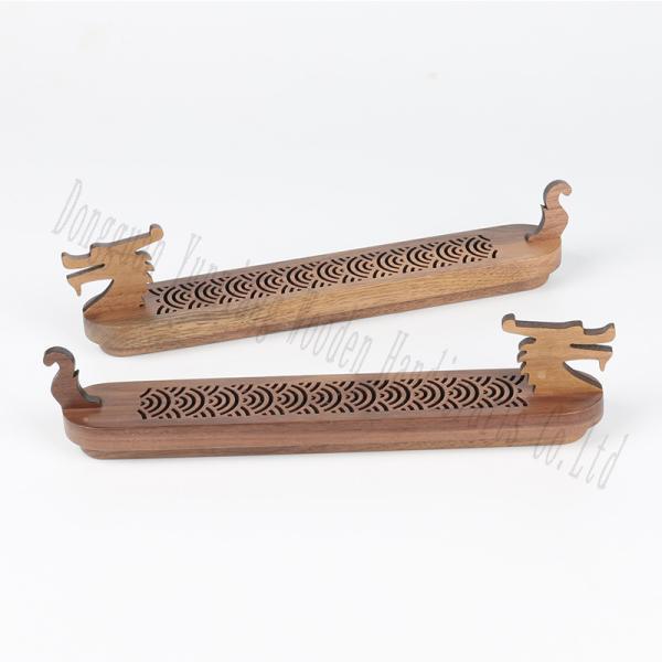 Handcrafted Wooden Aromatherapy Oil Burner Dragon Boat Design