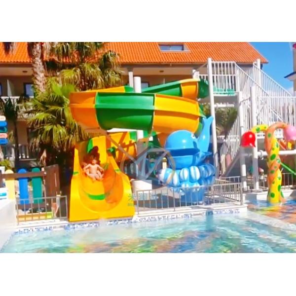 Customizable Fiberglass Pool Slide Available in Various Sizes