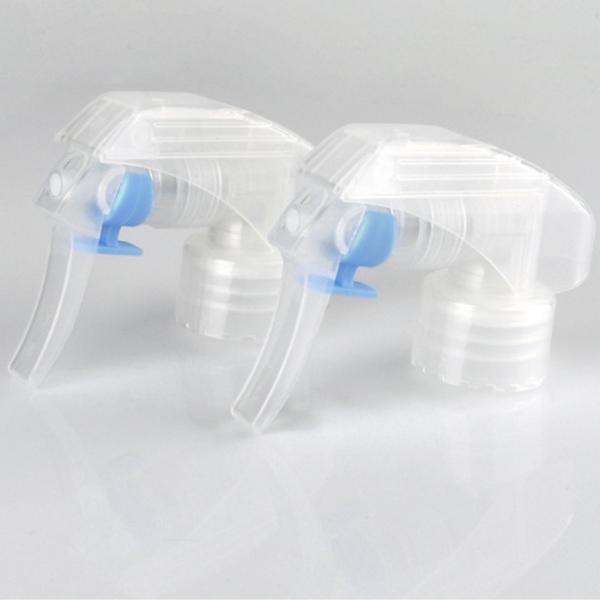 Transparent 24MM Chemical Resistant 	Plastic Trigger Sprayer For Plastic Bottle