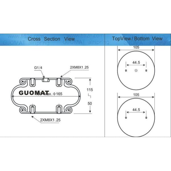 Contitech FS 70-7 Воздушный весенний резиновый стиль G1/4 Газонаполненный аккумулятор