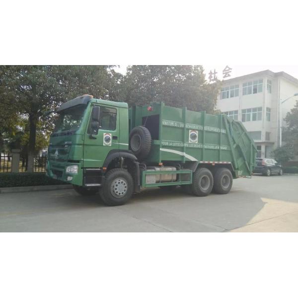 China Brand HOWO 24m3 Compression Garbage Trucks Hydraulic Garbage Compactor