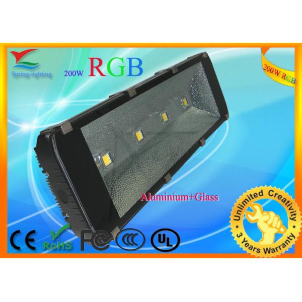 200W 45 / 120 degree RGB LED Floodlight / LED wall washer CE & RoHS approval