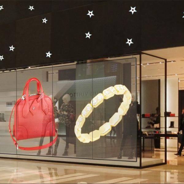 Экран дисплея приведенный П3.91мм на открытом воздухе прозрачный, полный цвет пр