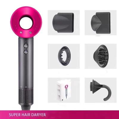 Rose Red Professional Travel Blow Dryer Customizable Color For Household