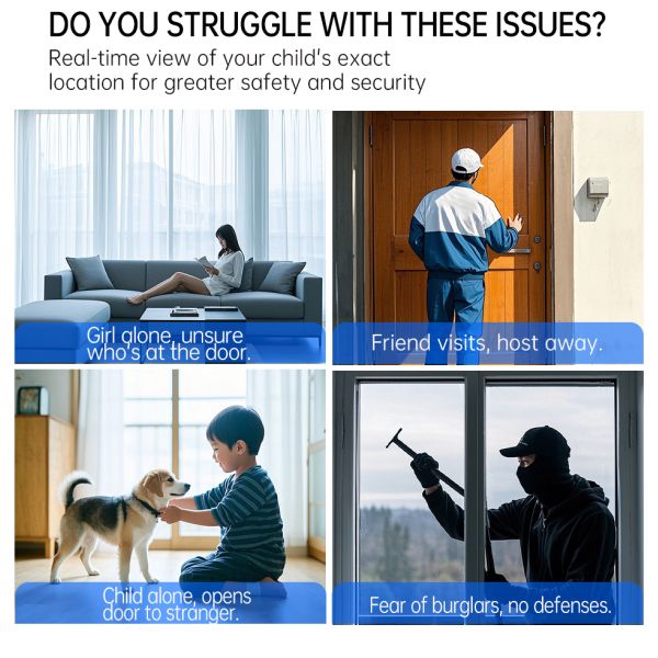 4.3 Inch IPS Smart Home Security Package Auto IR CUT Video Doorbell Camera