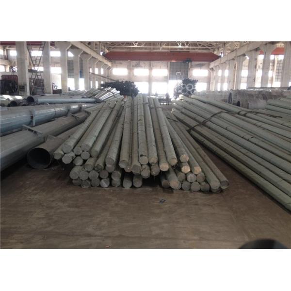 10KV Q345 Steel Material Steel Tubular Pole 40FT For Distribution Line Project