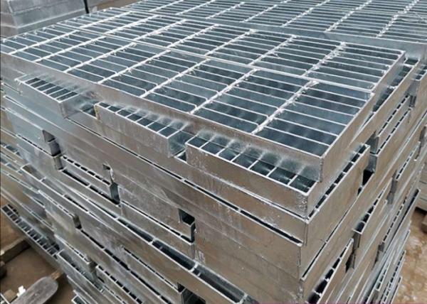 ASTM A36 Welded 316 Stainless Steel Plain Bar Grating 50mm Cross Pitch