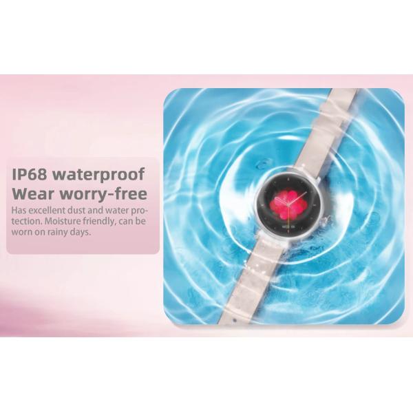 S901 Mujeres Reloj inteligente de 1,04 pulgadas AMOLED HD Pantalla IP68 Inodoro Reloj inteligente Damas