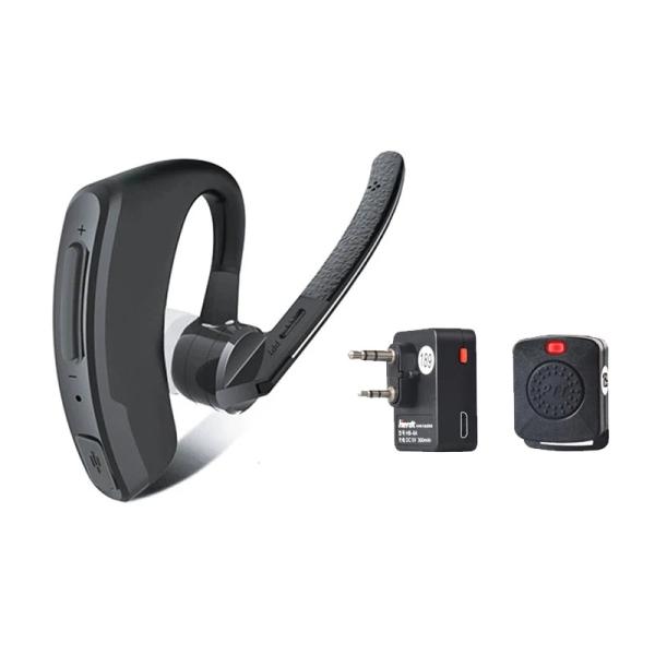 PTT Mic Headset for BAOFENG Walkie Talkie Noise Cancelling and Others Wireless Headset