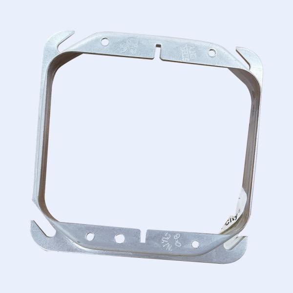 Electrical 1.20mm Conduit Junction Box Pre Galvanized 4x4 Cover Screw
