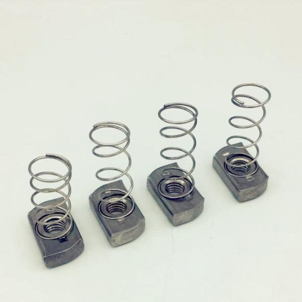 SS304 SS316 M10 M12 M14 HDG Spring Channel Nuts And Washers