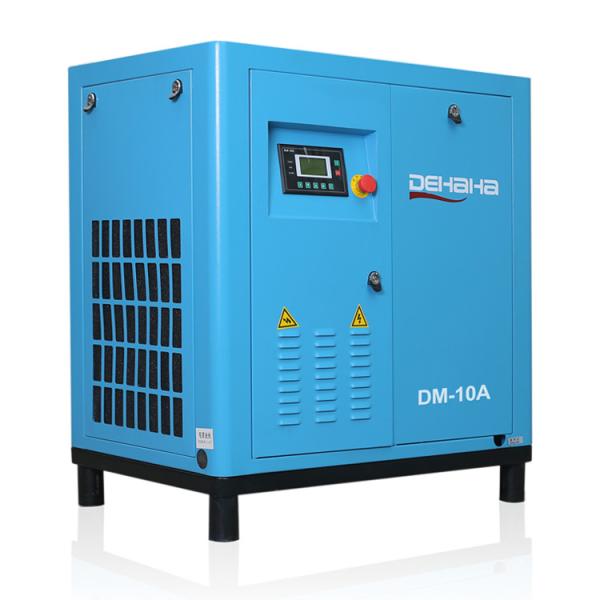 Compressor de ar de parafuso de frequência variável de ímã permanente de 7,5kW 10hp para jateamento de areia