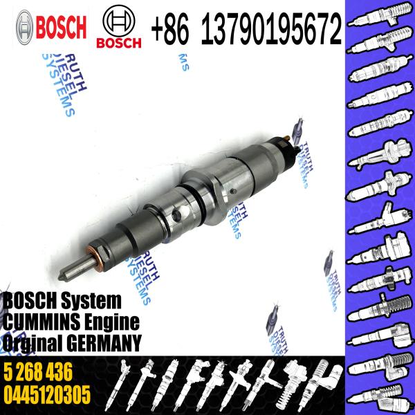 Diesel Engine Fuel Injector Excavator Accessories Diesel Motor Parts 0445120305 6746113100 5268436