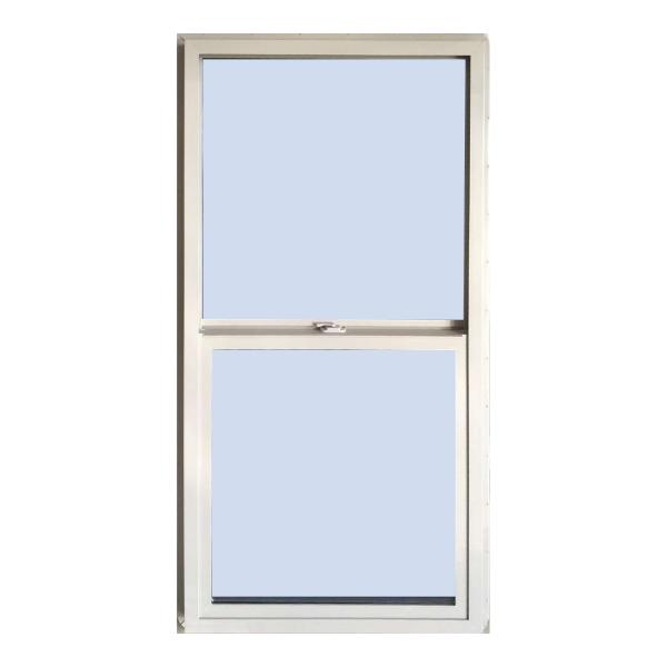 Настройка PVC UPVC Оконный гриль Дизайн одноподвешенное окно для жилых помещений