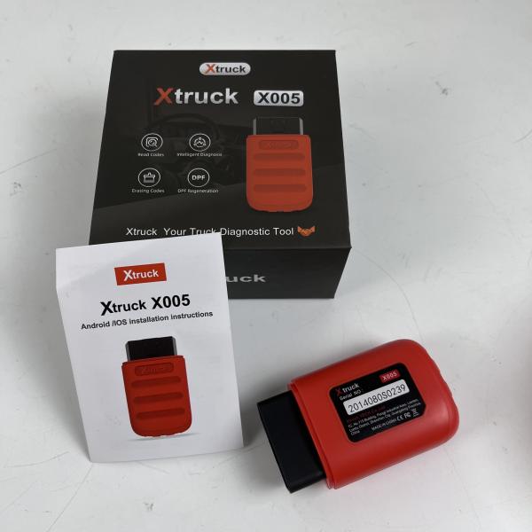 Xtruck X005 Heavy Duty Truck OBD Scanner with 8 OBDII Test Modes Two Years Free Updates and Read Fault Codes
