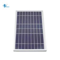 painel solar cristalino poli do tigre portátil de vidro transparente do jinko do sistema ZW-10W-9V das energias solares do painel solar 9V 10W