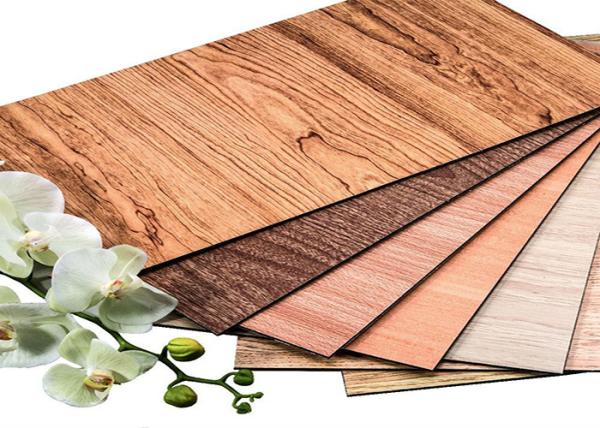 Wood Texture Antibacterial Board Interior Wall Cladding Sheet SGS Certification