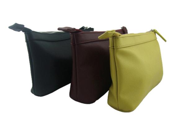 Practical Rectangular Travel Accessory Bag PU Cosmetic Bags For Girls