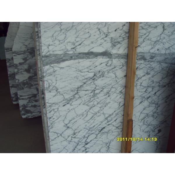 Pure Texture Marble Floor Tile , Wear Resistant Polished Marble Kitchen Worktops