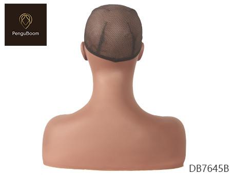 Life Size 42cm height Jewelry Mannequin Head / Shoulder Mannequin Head