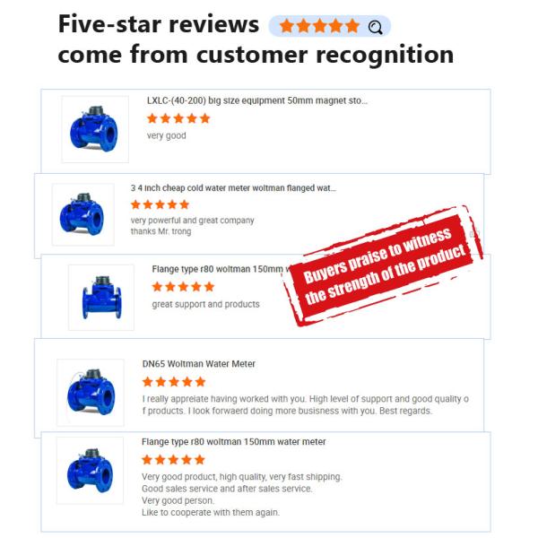 4 Inch Cast Iron Body Woltman Water Meter Flow Meters