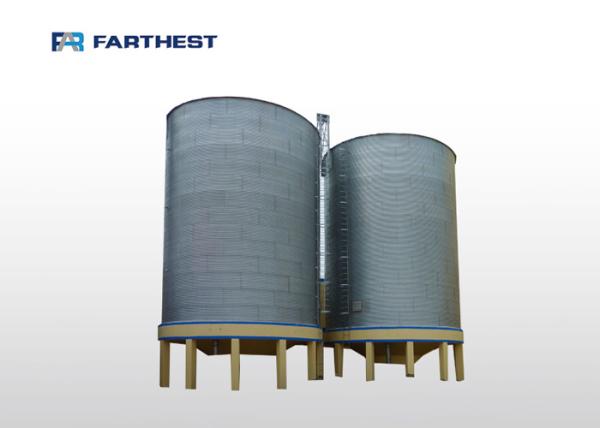18000t aparafusou o silo do armazenamento do milho da alimentação das aves domésticas da construção de aço