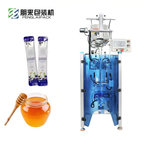 High Speed Honey Ketchup Tomato Sauce Paste Sachet Automatic Packing Machine Back Sealing Liquid Packing Machine Automatic Filling Machine CE Servo Drive Liquid Packaging Machine