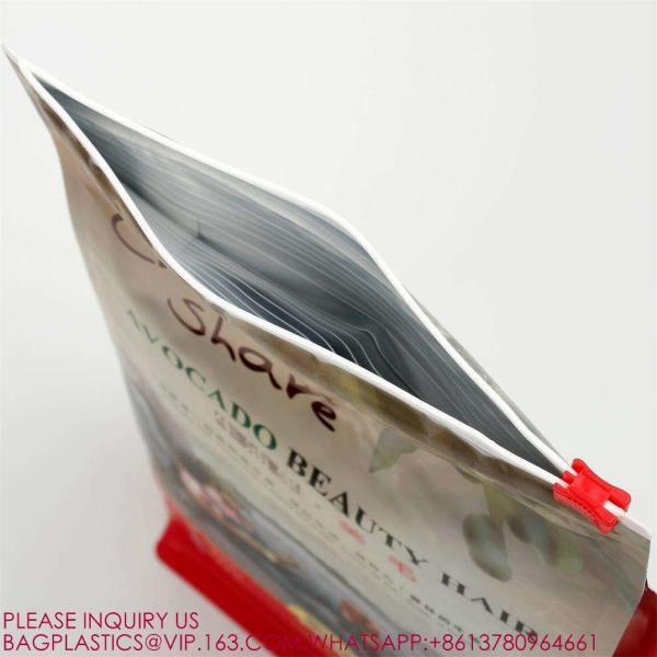 Self Sealing Side Gusset Pouch Zipper for Flat Bottom tea Coffee Pet Snack Food Mylar Bag