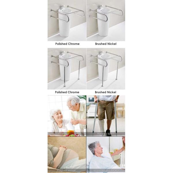 Stainless Steel 304 Bathroom Safety Grab Bar For Pregnant Women Barrier Free