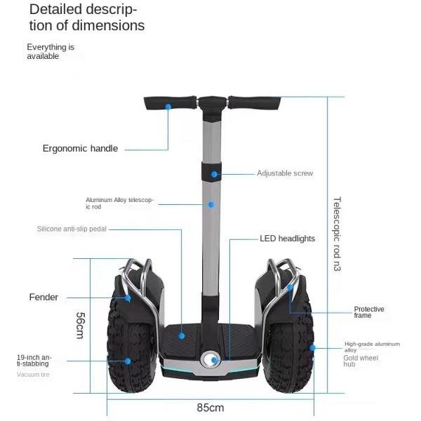 Lightweight Motorized Scooter with 39KM/42KM Net Weight Maximum Load Capacity 150KG