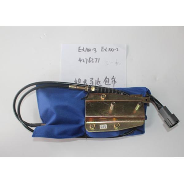 Excavator Choke Flame Failure Device Sensor 24V 4276371 Stop Solenoid Motor For EX100-2 EX100-3 EX100M-3