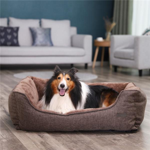 Cold  Resistant Dog Mattress Pad , Dog Bed Floor Cushion Blow Cutting Finish