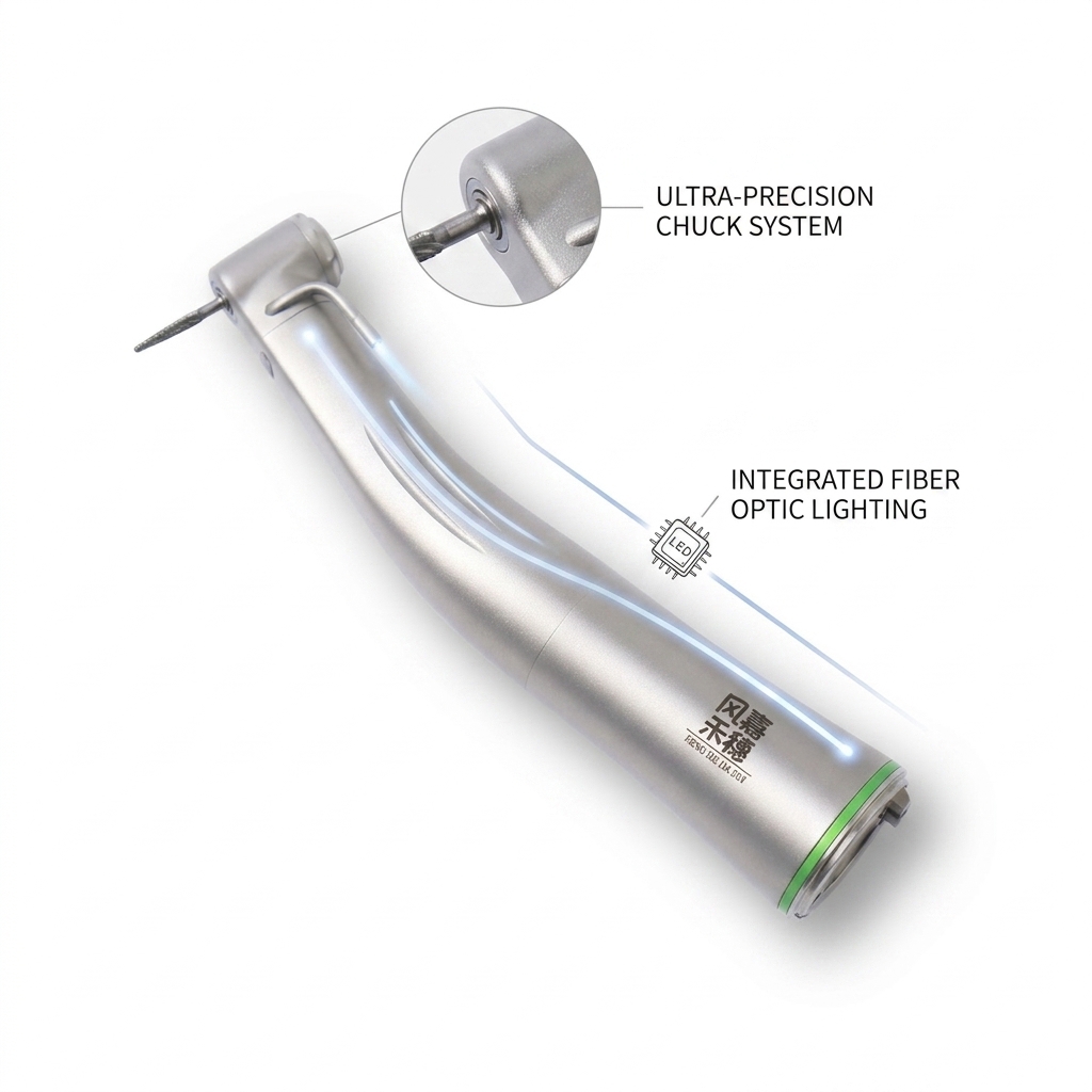 Autoclavable 134°C Dental Low Speed Handpiece with Imported Ceramic Bearings and ≤ 0.01 Mm Concentricity