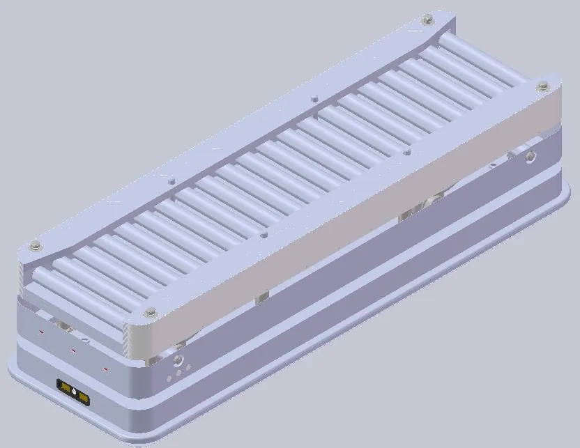 Heavy Duty Automatic Roller Conveyor 3t Omni Directional Lidar Slam Agv for Material Handling in Industry