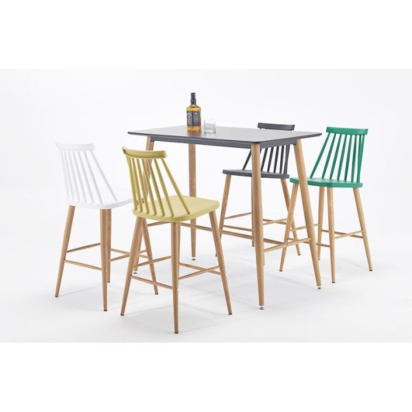 Simple Windsor chair solid wood dining chair family creative leisure chair dining room stool Nordic negotiating chair