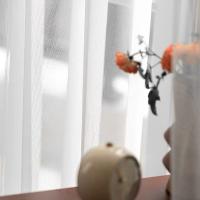 Poliéster ventanas verticales persianas inglesas de tejido de rodillo de rodillo básico fácil de tirar hacia abajo persianas sombras