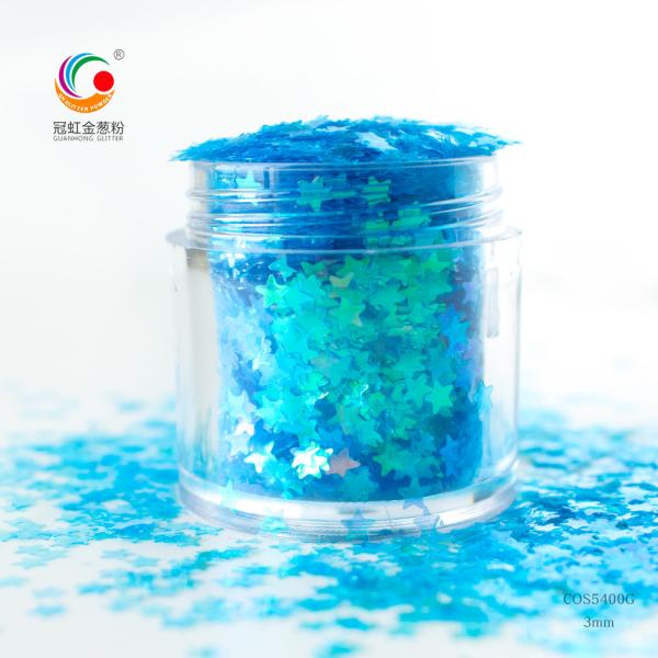 3mm Rainbow Dream Colors Luna Corazón Estrella Formas especiales Calidad cosmética Brillo Polvo Camaleón Sequin DIY Pegamento para uñas Pigmento