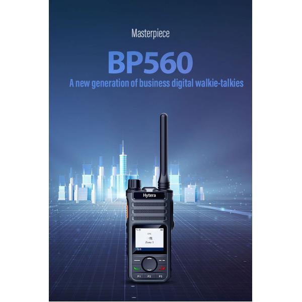 Hytera Two Way Radio BP560 Business DMR Walkie Talkie UHF VHF IP54 водонепроницаемая и пылезащитная цифровая радиостанция