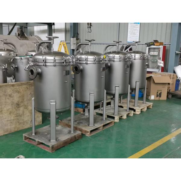 12 Water Multi Bag Filter Housing Stainless Steel Treatment For Paints / Liquid