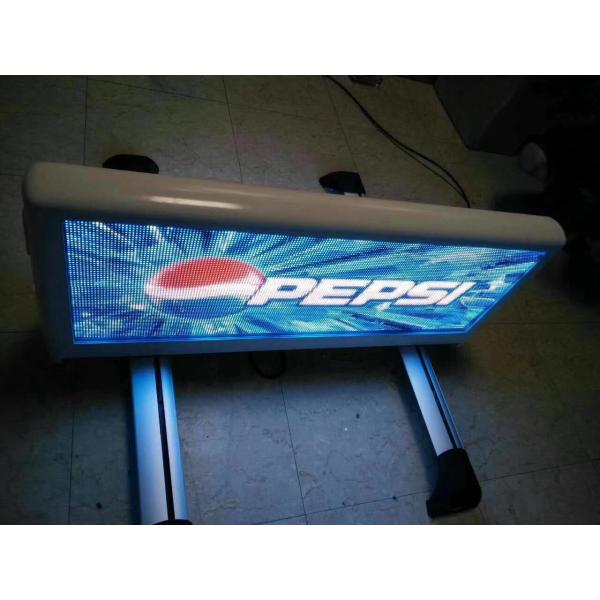 Афиша IP65 СИД на открытом воздухе бортового такси 2 мобильная делает управление водостойким P3.33 960mm*320mm Wifi