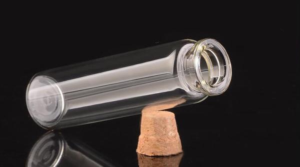 24mm New Glass Jars Bottles with Cork Lid, Glass Bottles for Storage with Good Quality and Safe Package