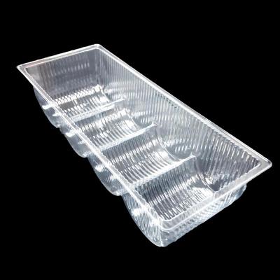 Plateau à ampoules en PET à 4 cellules pour les biscuits