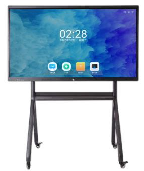 Tableau blanc à écran tactile interactif à double système 4K UHD 65 pouces