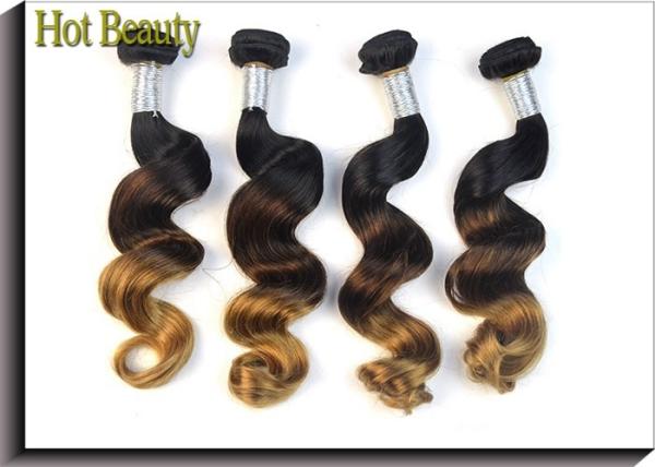 Raw Virgin Peruvian Hair Natural Wave 3 Tone Coler 12 -28 In Stock