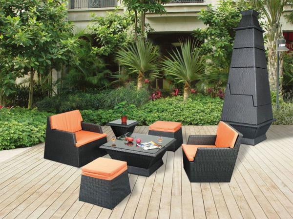 Hand-Woven Comfortable Cane Obelisk Chair For Indoor Living Room