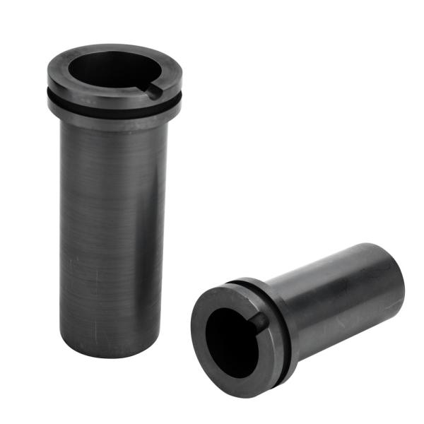 Cadinho de grafite de alta pureza de mesa 1kg/2kg/3kg para fusão de metal de joias