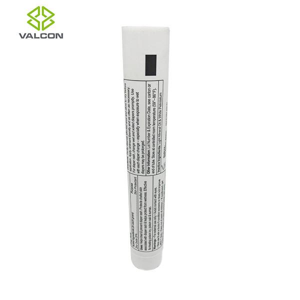 Customized Pharmaceutical Tube Packaging , White Screw Cap Plastic Ointment Tubes