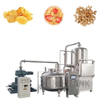 vácuo da batata 300kg/H doce que frita a capacidade forte da fonte da máquina