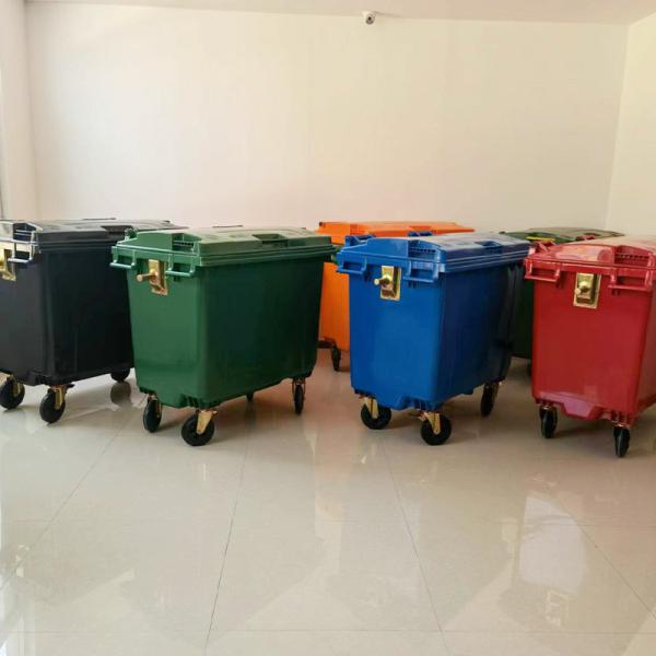 Pour les déchets mobiles, les conteneurs à ordures portables 660L