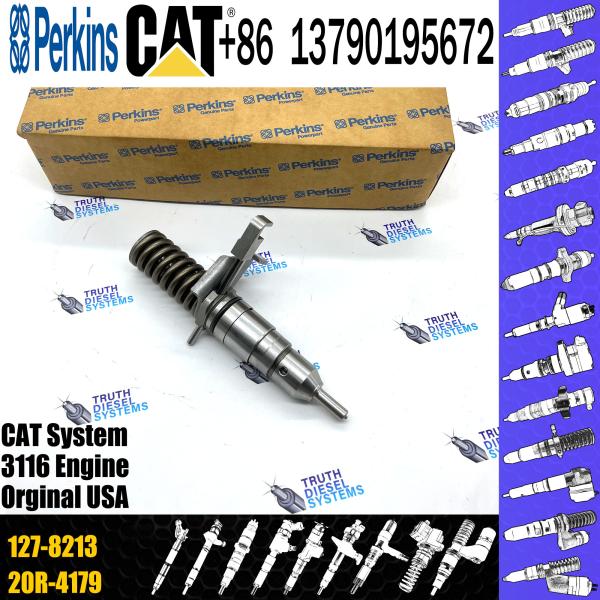 3116 3126 Injetor de combustível diesel 127-8213 1278213 Injetor de combustível com bocal para motor diesel Caterpillar